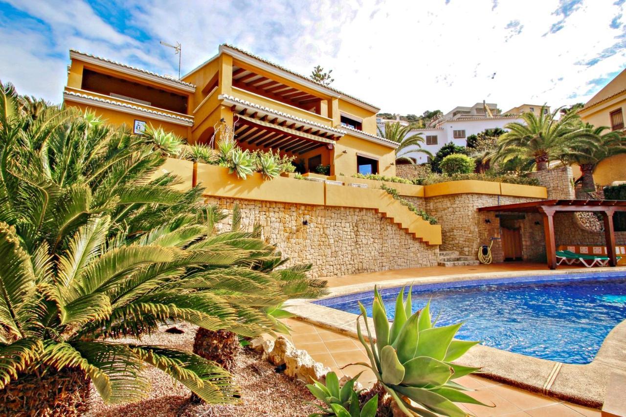 El Portet - Beachfront Holiday Home With Private Pool In Moraira Luaran gambar