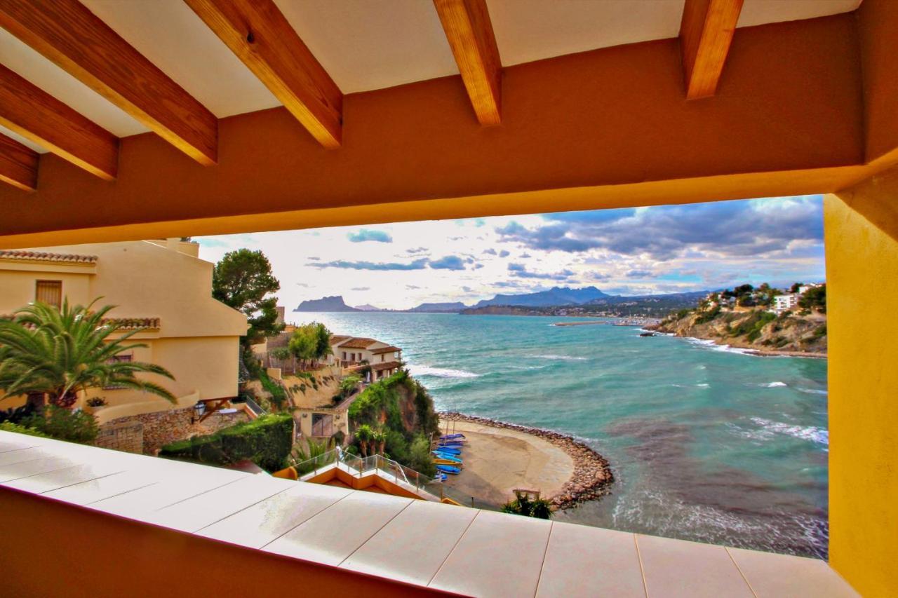 El Portet - Beachfront Holiday Home With Private Pool In Moraira Luaran gambar